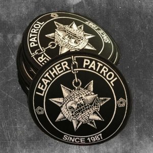 LEATHER PATROL - White Logo